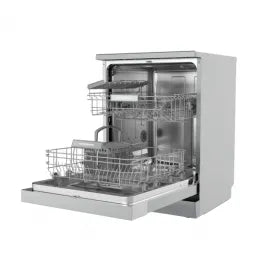 Masina de spalat vase HEINNER HDW-FSM60514WE++, 14 seturi, 5 programe, Clasa: E, 60 cm, Alb