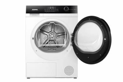 Uscător de Rufe cu Pompă de Căldură Heinner HHPD-HMK90IVFC+++, 9 Kg, Clasa C, Motor Inverter, Display Digital, Suport Uscare Încălăăminte, 14 Programe, Alb
