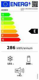 Combina side by side Heinner HSBS-HM439NFINVDGWDE++, 439 l , Clasa E, No frost, Compresor inverter, Dozator de apa, Display pe usa, Functii: eco, vacanta, congelare rapida, Blocare acces copii, Alarma usa deschisa, H 177 cm, Gri antracit texturat