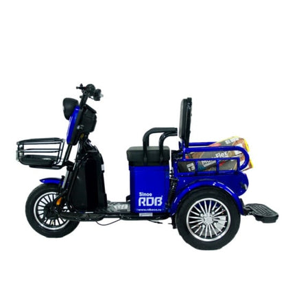 Tricicleta electrica RDB SINOE, fara permis, 500W, 2022, 25 km/h, autonomie 35-45 km RDB