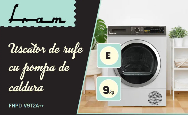 USCATOR DE RUFE CU POMPA DE CALDURA HEINNER FHPD-V9T2A++
