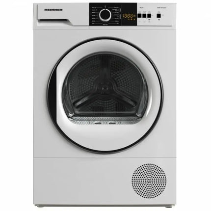 Uscator de rufe, cu pompa de caldura, Heinner HHPD-V7T1CHA++, 7 kg, 15 programe, Display LED, Lumina cuva, Indicator curatare filtru scame, Indicator rezervor colectare apa plin, Blocare acces copii, Heinner