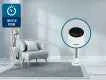 Ventilator turn Daewoo, 45 W, 3 trepte, timer, telecomanda, oscilare, alb, DDV300